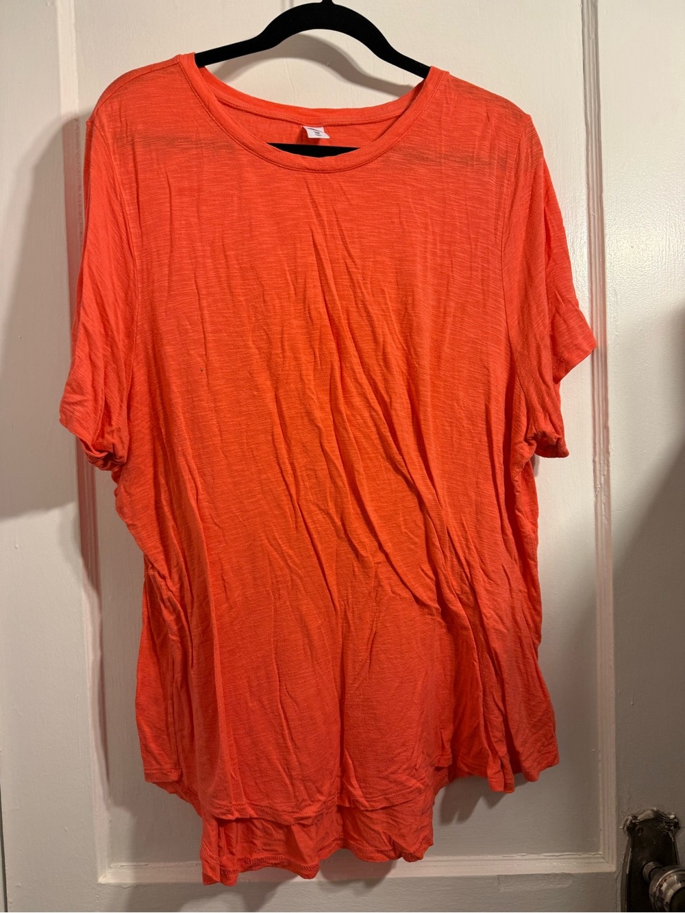 Old Navy Relaxed Short-Sleeve Crew Neck Top in Orange